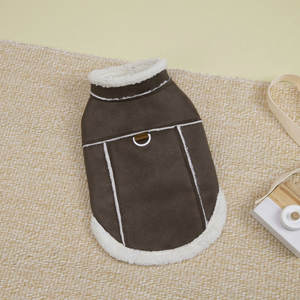 Moda Otoño Invierno <span class=keywords><strong>ropa</strong></span> <span class=keywords><strong>para</strong></span> <span class=keywords><strong>perros</strong></span> estilo callejero abrigo de algodón <span class=keywords><strong>para</strong></span> gatos de peluche Bichon Yorkie maltés urbano - Product Image 5