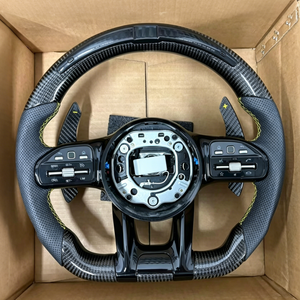 Volanti Sportivi Personalizzati di Alta Qualità in Fibra di Carbonio con LED per Mercedes Benz AMG W176 W222 W156 W251 W292 W205 W464 - Product Image 6