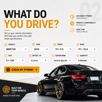Jantes concaves légères à 5 branches de 17, 18, 19, 20, 21 pouces pour voitures de performance JDM, tuning, drift, style KNP, roues de course forgées