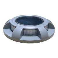 Reflector de Aluminio IP68 Impermeable con LED Solar de Alta Intensidad, Prismático, Intermitente, para Carreteras y Patios, Tipo de Contenido: Advertencia