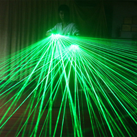 Gants laser LED lumineux à lumière rouge et verte, accessoires de performance pour la danse, les bars et les KTV, vente chaude