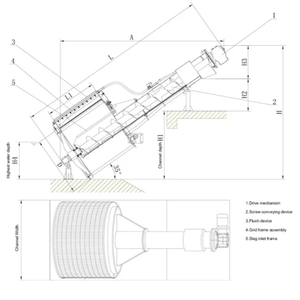 Équipement de tamisage à tambour <span class=keywords><strong>rotatif</strong></span> à fils en coin, séparateur de tambour <span class=keywords><strong>rotatif</strong></span>, <span class=keywords><strong>tamis</strong></span> vibrant pour les <span class=keywords><strong>eaux</strong></span> <span class=keywords><strong>usées</strong></span> de la fabrication du papier, Riso - Product Image 2