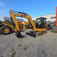 Mini-excavatrice sur chenilles rotative sans queue Caterpillar d'occasion à longue durée de vie, CAT306D, pour les espaces restreints