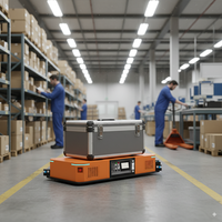 Robot de manutention intelligent AGV robuste RGV petite voiture nivellement automatisation de voiture plate-forme électrique omnidirectionnelle sans rail voiture