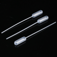 Pipette Pasteur 3 ml, pipettes en plastique jetables de laboratoire, pipettes de transfert Pasteur 3 ml