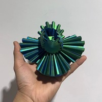 Penjualan laris mainan Fidget kubus relaksasi kecemasan stres baru gir bola gigi cetak 3D spinner Fidget bola putar