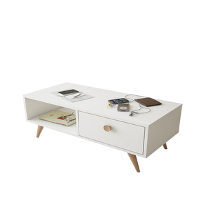 เฟอร์นิเจอร์ห้องนั่งเล่นสไตล์นอร์ดิก โต๊ะน้ำชา กาแฟ ไม้ โต๊ะกลาง โต๊ะวางของในบ้าน - Product Image 2