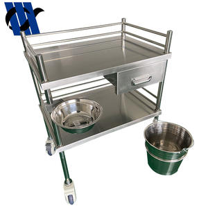 Bdt209 נייד נירוסטה נייד בית חולים כביסה מסחרית איסוף טרולי עם גלגלים - Product Image 4