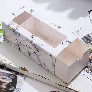 Caja de cartón personalizada para pastel, cartón blanco y marrón a granel de 10x10x5 - Product Image 5