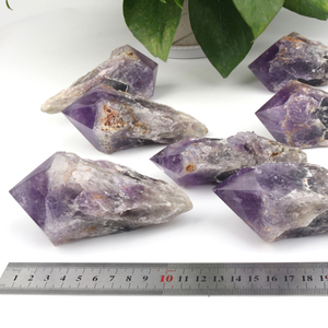 หินคริสตัลธรรมชาติคุณภาพสูง หินอะมีทิสต์ทรงแหลมสำหรับการบำบัด - Product Image 3