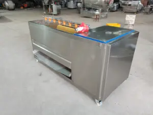 Máquina de limpieza de rodillos de lana/lavadora limpiadora de patatas/máquina peladora de verduras nuevo producto 2020 máquina de frutas de acero inoxidable 180