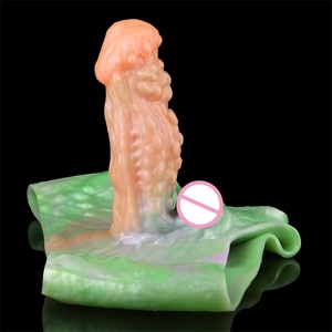 <b>Dildo</b> Pants Fantasy Animal Strap on Penis Pants for Women Men Masturbator Silicone Harness <b>Dildo</b> Sleeve - Product Image 2