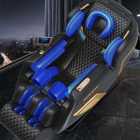 Silla de spa de masaje eléctrica de lujo de alta calidad C81 de Guangdong 4D 3D masaje de cuerpo completo de gravedad cero precio plegable portátil