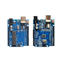 Placa de desarrollo de caja oficial para UNO R3 Original ATMEGA328P Chip CH340G para Arduino UNO + WiFi R3 WeMos ESP8266 Kits de placa