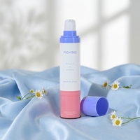Flacon pompe sans air de luxe en PP à double tête, format voyage, de haute qualité et durable, pour sérum, crème et lotion cosmétique, idéal pour un usage domestique