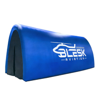 Tente gonflable publicitaire personnalisée avec logo, Tente tunnel gonflable bleue pour événements extérieurs et fêtes