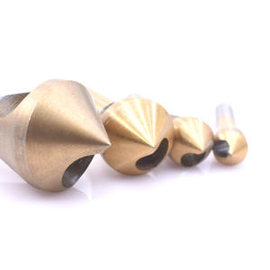 High-Speed Steel 90-Degree Electric Drill <b>Reaming</b> <b>Tool</b> Set Multipurpose Chamfering Cutter and Shank Deburring Drill Bit 4pcs - Product Image 3