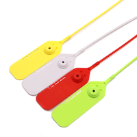 Sceau de sécurité en plastique PN-PS2106 avec logo et numéro imprimés, sceau en plastique imprimé au laser