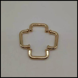 Hebillas de Aleación de Zinc en Forma de T de 2.0cm de Diámetro Interior, Duraderas para Zapatos, Bolsos, Cinturones y Accesorios de Ferretería - Product Image 3