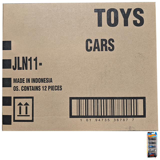 Hot Wheelss 5 Pack Cars JLN11 1/64Scale Alloy Car Toy Factory sealed Box-Original Product Wholesale in Full Cases