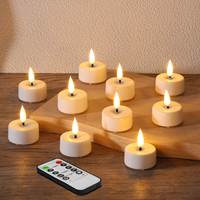 Bougie chauffe-plat Mermei en cire de paraffine écologique, sans flamme LED, blanche, à piles, sans parfum, faite à la main, pour usage intérieur
