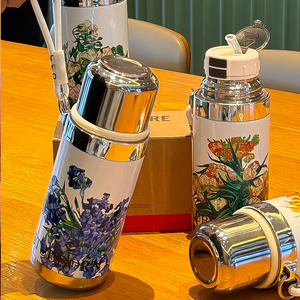Van Gogh Series <span class=keywords><strong>Thermos</strong></span> Cup Grande Capacité 316 Acier Inoxydable Moderne Style Rétro Design Haute Apparence Nouvelle Peinture À L'huile Sous Vide - Product Image 1