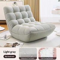 Populaire Canapé paresseux électrique en similicuir, fauteuil lounge Caterpillar inclinable et convertible en lit, moderne et simple, en EPS