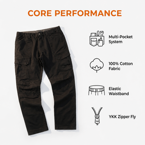Pantaloni Tattici da Escursionismo per <span class=keywords><strong>Uomo</strong></span>, Bestseller Personalizzati, Antivento, Taglia Oversize, Vita Elastica, Traspiranti - Product Image 3