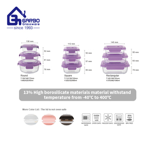 Oven <strong>Food</strong> Meal Square Round <strong>Containers</strong> With Lid Plastic <strong>Glass</strong> <strong>Food</strong> Storage High Quality <strong>Glass</strong> <strong>Food</strong> <strong>Containers</strong> Lunch Box <strong>Glass</strong> - Product Image 3