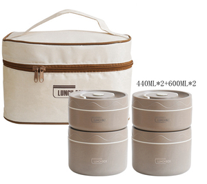 Lonchera Térmica para Niños, Lonchera Escolar Bento, Recipiente para Alimentos con Aislamiento al Vacío, Acero Inoxidable, Lonchera con Logotipo Personalizado - Product Image 2