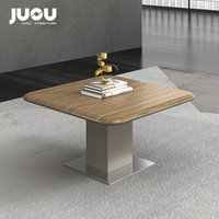 Meubles de bureau en gros, design moderne, table basse d'appoint en bois pour zone de négociation, petite table à café ou à thé, prix abordable