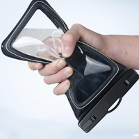 Nouvelle conception de sac de téléphone étanche en PVC, pochette flottante pour sports nautiques, natation, surf, paddle board, kayak, étui pour iPhone