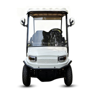 Voiturette de golf multifonctionnelle HLD 1800W, longue portée 75 km, 4 places, électrique, 4 roues, avec toit, charge utile 500 kg, quadricycle électrique de patrouille