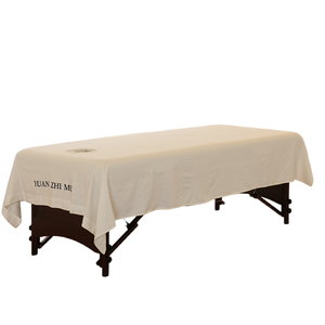 Sábana Plana 100% Algodón, Lisa, 140 x <span class=keywords><strong>240</strong></span> cm, Blanca, Sin Elástico, Sábana Plana de Algodón de Alta Calidad con Logotipo Personalizado - Product Image 1