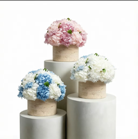 Cadeau de la Saint-Valentin et de la remise des diplômes : Rose éternelle en bouquet, longue durée, faite à la main, dans une boîte cadeau ronde pour anniversaire de mariage