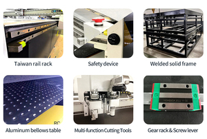 Machine <span class=keywords><strong>de</strong></span> découpe automatique à lame oscillante haute performance pour le traitement du caoutchouc, découpeuse <span class=keywords><strong>de</strong></span> joints à plat - Product Image 2