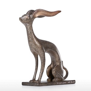 Sculptures de lions en métal aluminium, exportateur en gros, sculpture de lion faite à la main pour la décoration intérieure - Product Image 2