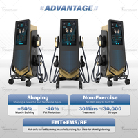 Perfectlaser Machine amincissante EMS 5 en 1 avec RF, 4 poignées et chaise d'entraînement du plancher pelvien pour usage professionnel de remodelage corporel