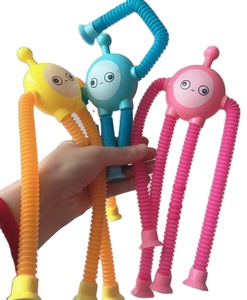 Rompecabezas de estiramiento de huevo de tubo telescópico Unisex, juguete clásico de descompresión, luz mutante para niños de 5 a 7 años, hecho de plástico - Product Image 5