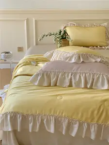 Fábrica atacado 40s/60s/80s/100s 100% tencel lyocell tecido para cama conjunto lençol consolador conjunto