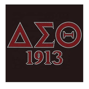 Modelli personalizzati Zeta Phi Beta Sorority Hotfix trasferimenti di strass per <span class=keywords><strong>vestiti</strong></span> di maglietta - Product Image 1