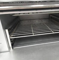Cuisinière électrique à induction commerciale à 4 brûleurs avec four et grill en acier inoxydable, commande numérique pour cuisines d'hôtels/restaurants
