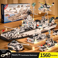 Juguete de Construcción, Bloques de Construcción, Modelo de Mecha, Tanque de Batalla, Tema de Transporte, Plástico ABS para Niños