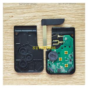 Clé de voiture intelligente à <span class=keywords><strong>3</strong></span> boutons de haute qualité pour Renault, <span class=keywords><strong>carte</strong></span> de clé intelligente sans logo, 433 MHz, puce PCF7943 ID46 pour <span class=keywords><strong>Megane</strong></span>, vente en gros - Product Image 3