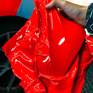 NICK Factory Auto Wrap Super Gloss Metal <span class=keywords><strong>Soul</strong></span> Rouge OEM/ODM Autocollants de carrosserie Amovibles en forme de logo Autocollants de voiture en gros - Product Image 2