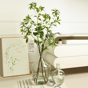 Fleur artificielle en soie Behan Mei Ma Drunk Wood, plante verte artificielle, 80 cm, décoration murale suspendue, décoration intérieure, salon, vente en gros - Product Image 4