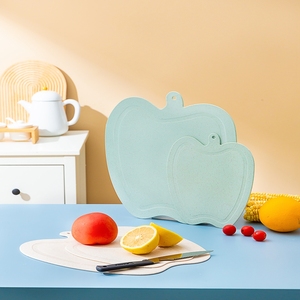 Schneidebrett giá cả cạnh tranh Trái cây táo hình dạng nhựa thớt cắt bảng nhựa nghệ thuật - Product Image 4