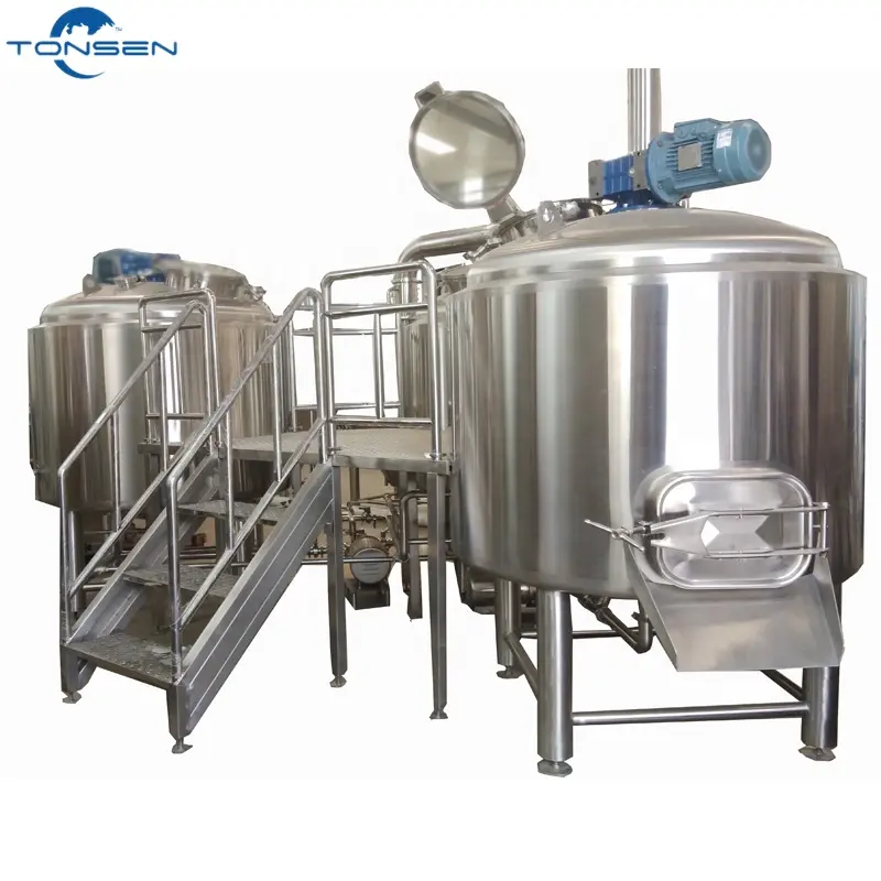 Fabbrica di birra attrezzature/birra apparecchiature del sistema di fabbrica di birra in acciaio inox/mash tun brew bollitore