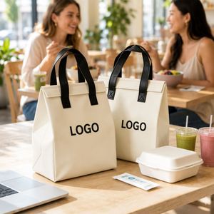 Takeaway Cooler Bag Non-Woven Waterproof Insulated Foldable Thermal Solar Panel Eco-Friendly Large Capacity Wine Cooler - Product Image 2