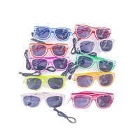 Fiesta Celebraciones Navidad Año Nuevo Divertido LED Intermitente Gafas de sol Transparente Resplandor en la oscuridad LED Light Up Gafas